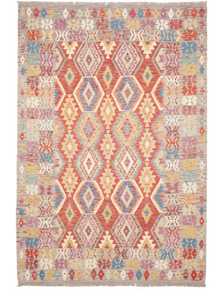 Kilim 174x249 Cm Kilim, Afghanistan, Lana Cardata A Mano,