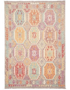 Kilim 174x247 Cm Kilim, Afghanistan, Hand-carded Wool (warp: