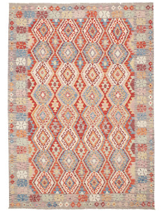 Kilim 180x250 Cm Kilim Afghanistan Lana Cardata A Mano