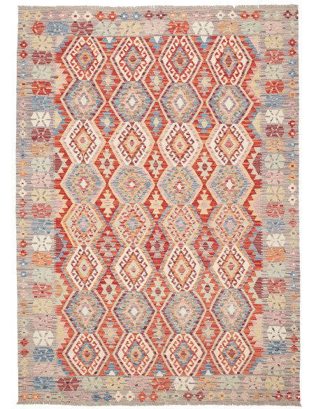 Kilim 180x250 Cm Kilim Afghanistan Lana Cardata A Mano