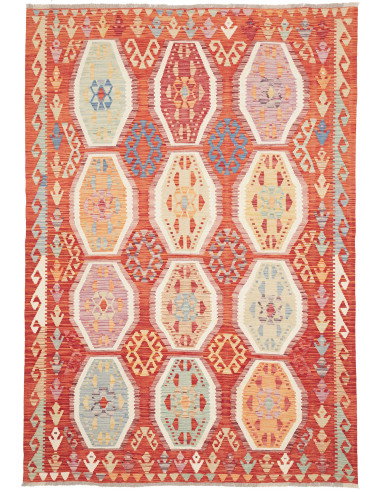 Kilim 172x246 Cm Kilim, Afghanistan, Lana Cardata A Mano