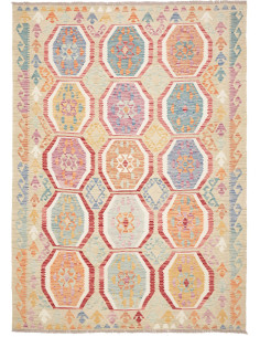 Kilim 177x245 Cm Kilim Afghanistan, Lana Cardata A Mano