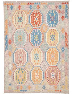 Kilim 172x241 Cm Kilim Afghanistan Hand Carded Wool