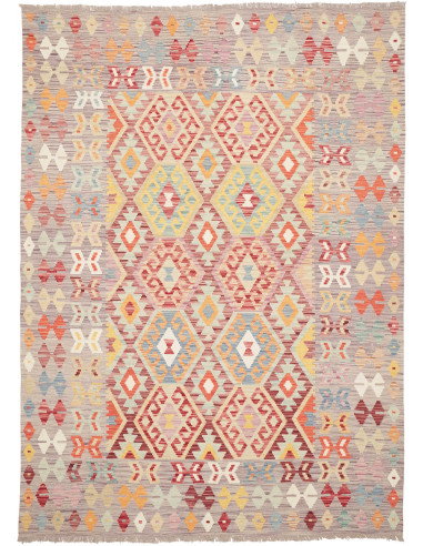 Kilim 176x247 Cm Kilim Afghanistan Lana Cardata A Mano