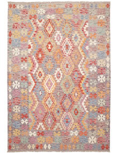 Kilim 171x249 Cm Kilim Afghanistan, Hand-carded Wool (warp: