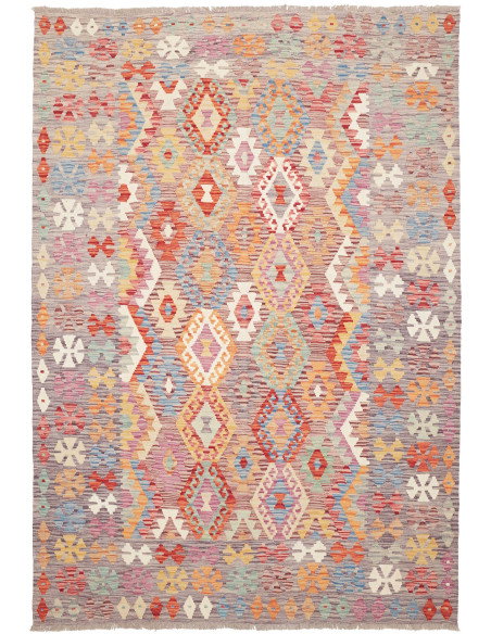 Kilim 171x249 Cm Kilim Afghanistan, Hand-carded Wool (warp:
