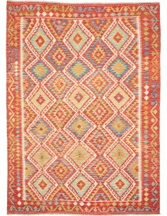 Kilim 169x246 Cm Kilim Afghanistan, Hand-carded Wool (warp: