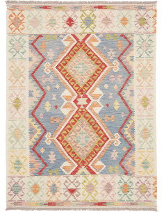 Kilim 156x211 Cm Kilim Afghanistan Lana Cardata A Mano