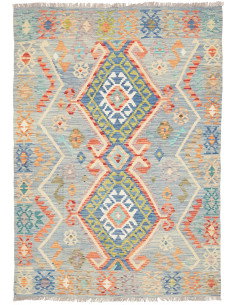 Kilim 146x206 Cm Kilim, Afghanistan, Hand-carded Wool,