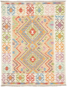 Kilim 148x192 Cm Kilim Afghanistan Lana Cardata A Mano