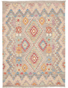 Kilim 149x201 Cm Kilim, Afghanistan, Hand-carded Wool (warp: