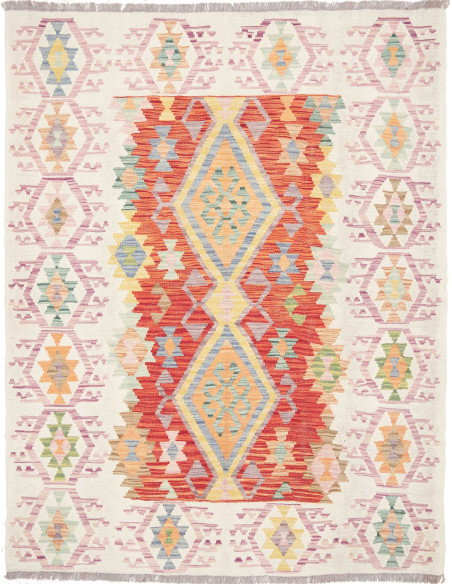 Kilim 150x200 Cm Kilim Afghanistan, Hand-carded Wool (warp: