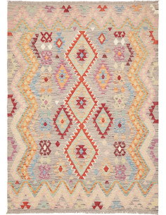 Kilim 151x206 Cm Kilim Afghanistan Hand-carded Wool Cotton