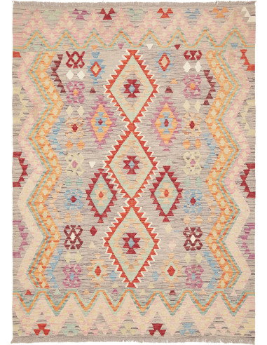 Kilim 151x206 Cm Kilim Afghanistan Lana Cardata A Mano