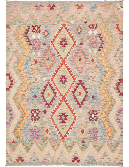 Kilim 151x206 Cm Kilim Afghanistan Hand-carded Wool Cotton