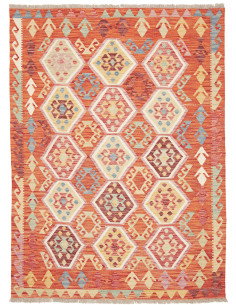 Kilim 149x200 Cm Kilim Afghanistan, Hand-carded Wool