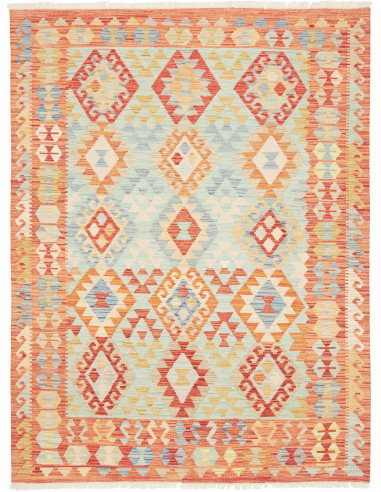 Kilim 153x201 Cm Kilim Afghanistan Hand-carded Wool (warp: