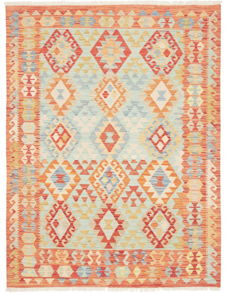Kilim 153x201 Cm Kilim Afghanistan Hand-carded Wool (warp: