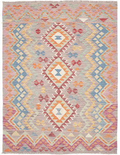 Kilim 148x199 Cm Kilim, Afghanistan, Hand-carded Wool (warp: