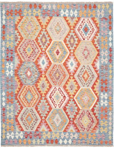 Kilim 155x196 Cm Kilim, Afghanistan, Hand-carded Wool