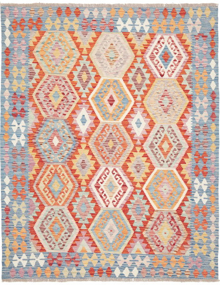 Kilim 155x196 Cm Kilim, Afghanistan, Hand-carded Wool
