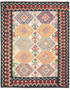 Kilim 164x186 Cm Kilim, Afghanistan, Lana Cardata A Mano