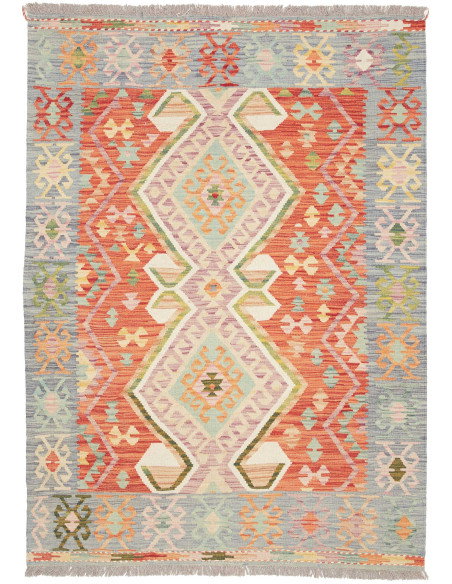 Kilim 123x170 Cm Kilim Afghanistan, Lana Cardata A Mano E