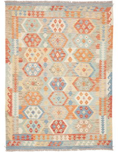 Kilim 151x203 Cm Kilim, Afghanistan, Hand-carded Wool (warp: