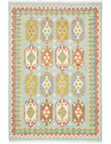 Kilim 126x184 Cm Kilim, Afghanistan, Hand-carded Wool (warp:
