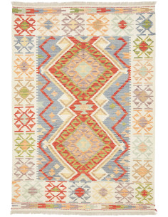 Kilim 123x178 Cm Kilim, Afghanistan, Lana Cardata A Mano