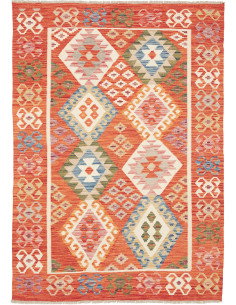 Kilim 128x179 Cm Kilim Afghanistan Hand-carded Wool 0.3