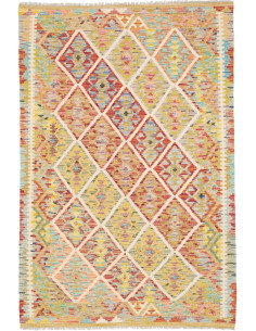Kilim 124x184 Cm Kilim Afghanistan Lana Cardata A Mano