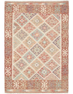 Kilim 122x172 Cm Kilim, Afghanistan, Hand-carded Wool (warp:
