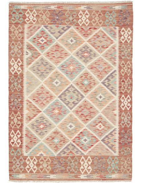 Kilim 122x172 Cm Kilim, Afghanistan, Hand-carded Wool (warp: