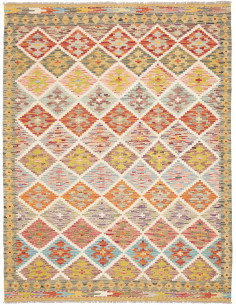 Kilim 152x201 Cm Kilim Afghanistan Hand-carded Wool Cotton