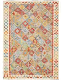 Kilim 172x238 Cm Kilim, Afghanistan, Lana Cardata A Mano