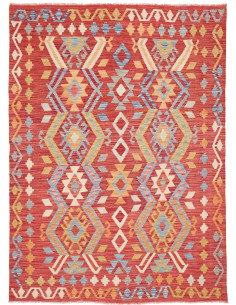 Kilim 149x205 Cm Kilim Afghanistan Hand-carded Wool Cotton