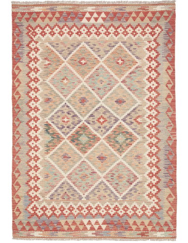 Kilim 123x173 Cm Kilim, Afghanistan, Hand-carded Wool