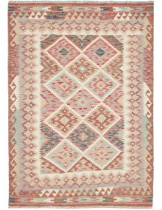 Kilim 125x174 Cm Kilim, Afghanistan, Lana Cardata A Mano