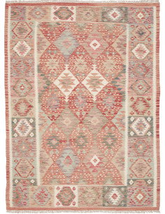 Kilim 133x183 Cm Kilim Afghanistan Lana Cardata A Mano