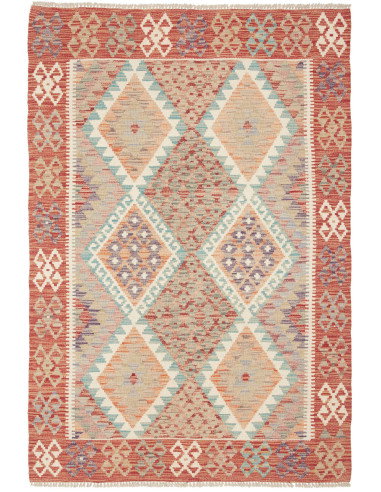 Kilim 121x180 Cm Kilim, Afghanistan, Hand-carded Wool (warp:
