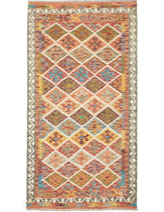 Kilim 107x199 Cm Kilim Afghanistan Hand-carded Wool