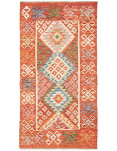 Kilim 103x195 Cm Kilim, Afghanistan, Lana Cardata A Mano