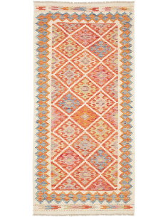 Kilim 99x206 Cm Kilim Afghanistan, Lana Cardata A Mano,