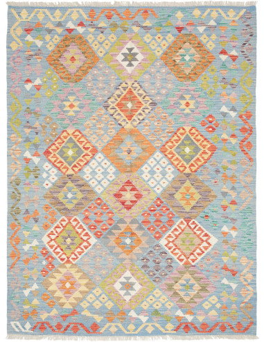 Kilim 148x194 Cm Kilim Afghanistan, Lana Cardata A Mano,