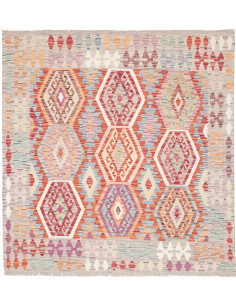 Kilim 147x153 Cm Kilim Afghanistan Hand-carded Wool 0.3