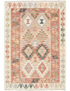 Kilim 101x142 Cm Kilim Afghanistan, Hand-carded Wool,