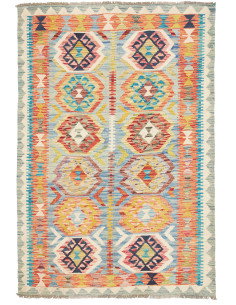 Kilim 104x155 Cm Kilim, Afghanistan, Lana Cardata A Mano