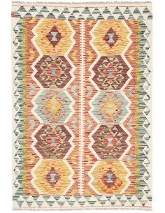 Kilim 98x143 Cm Kilim, Afghanistan, Hand-carded Wool (warp:
