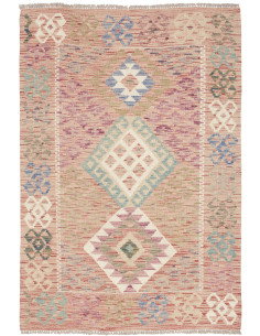 Kilim 98x142 Cm Kilim, Afghanistan, Lana Cardata A Mano